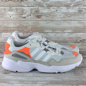 Adidas Yung 96 Mens White Orange Sneaker